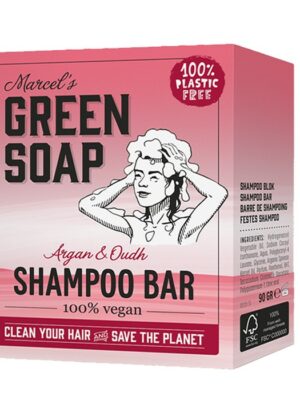 Marcel's Green Soap Shampoo bar - Argan &
