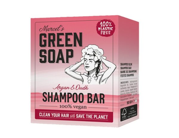 Marcel's Green Soap Shampoo bar - Argan &